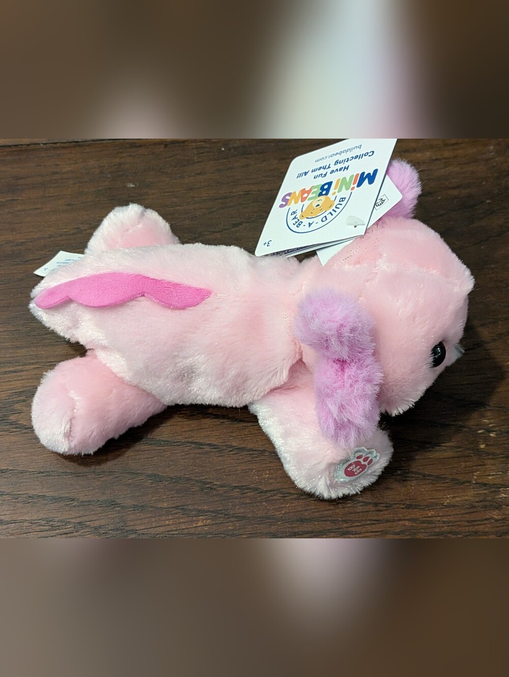 Build-A-Bear Workshop Mini Beans Axolotl 7"